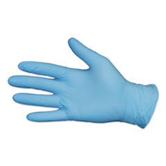Impact® Pro-Guard Disposable Powder-Free General-Purpose Nitrile Gloves, Blue, Medium, 100/Box