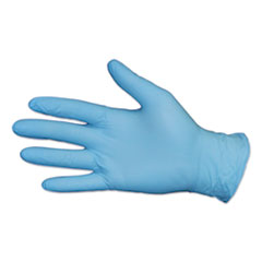 Impact® Pro-Guard Disposable Powder-Free General-Purpose Nitrile Gloves, Blue, X-Large, 100/Box