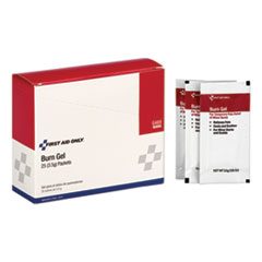 First Aid Only™ Burn Gel, 3.5 g Packet, 25/Box