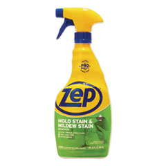Zep Commercial® Mold Stain and Mildew Stain Remover, 32 oz Spray Bottle, 12/Carton