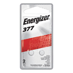 Energizer® 377 Silver Oxide Button Cell Battery, 1.5 V, 2/Pack