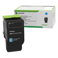 78C1XCE Extra High-Yield Toner, 5,000 Page-Yield, Cyan LEX78C1XCE