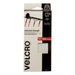 VELCRO® Brand Industrial-Strength Heavy-Duty Fasteners, 2" x 4 ft, White