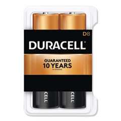 Duracell® CopperTop Alkaline D Batteries, 8/Pack