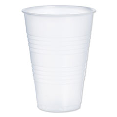 Dart® High-Impact Polystyrene Cold Cups, 14 oz, Translucent, 50 Cups/Sleeve. 20 Sleeves/Carton