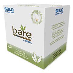 Dart® Bare Paper Eco-Forward Dinnerware, Bowl, 12 oz, Green/Tan, 125/Pack, 4 Packs/Carton