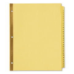 Avery® Preprinted Laminated Tab Dividers with Gold Reinforced Binding Edge, 31-Tab, 1 to 31, 11 x 8.5, Buff, 1 Set