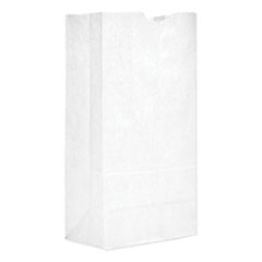 General Grocery Paper Bags, 40 lb Capacity, #20, 8.25" x 5.94" x 16.13", White, 500 Bags