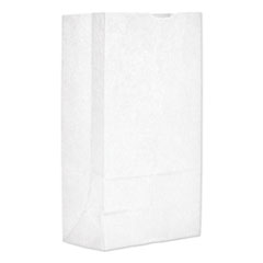 General Grocery Paper Bags, 40 lb Capacity, #12, 7.06" x 4.5" x 13.75", White, 500 Bags