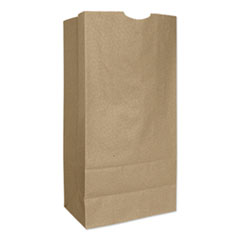 General Grocery Paper Bags, 57 lbs Capacity, #16, 7.75"w x 4.81"d x 16"h, Kraft, 500 Bags