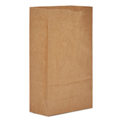 General Grocery Paper Bags, 50 lbs Capacity, #6, 6"w x 3.63"d x 11.06"h, Kraft, 500 Bags