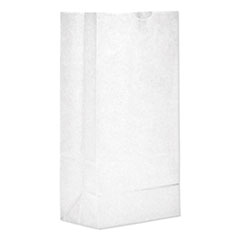 Grocery Paper Bags, 57 lbs Capacity, #8, 6.13w x 4.17d x 12.44h, Kraft, 500 Bags