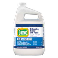Comet® Disinfecting Cleaner with Bleach, 1 gal Closed-Loop Plastic Jug, 3/Carton