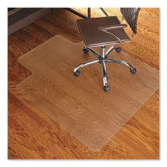 ES Robbins® Economy Series Chair Mat for Hard Floors, 45 x 53, Clear