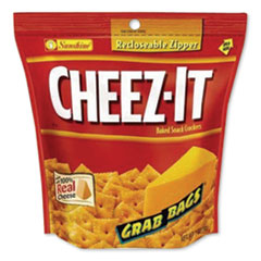 Sunshine® Cheez-it Crackers, Original Cheese, 7 oz Grab Bag, 6/Carton