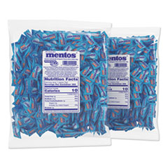 Mentos® Chewy Mints, Individually Wrapped, 37 oz Bag, 2 Bags/Carton