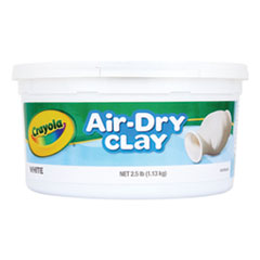 Crayola® Air-Dry Clay,White,  2.5 lbs