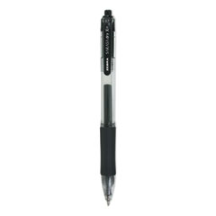 Zebra® Sarasa Dry Gel X20 Gel Pen, Retractable, Medium 0.7 mm, Black Ink, Clear/Black Barrel, 36/Pack