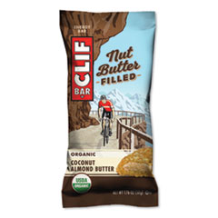 CLIF® Bar Nut Butter Filled Energy Bar, Coconut Almond Butter, 1.76 oz Bar, 12 Bars/Box