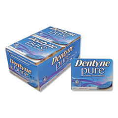 Dentyne Pure™ Sugar-Free Gum, Mint With Herbal Accents, 9 Pieces/Pack, 10 Packs/Box