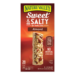 Nature Valley® Granola Bars, Sweet and Salty Almond, 1.2 oz Pouch, 36/Box