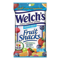 Welch's® Fruit Snacks, Mixed Fruit, 5 oz Pouch, 12/Carton