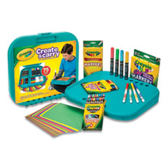 Crayola® Create N' Carry Case, Combo Art Storage Case and Lap Desk, 75 Pieces