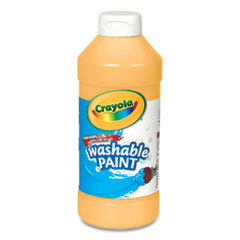 Crayola® Washable Paint, Peach, 16 oz Bottle