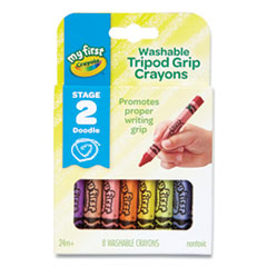 Crayola® My First Triangular Crayons, 8/Pack