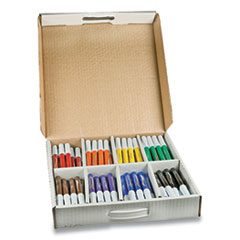 Prang® Washable Marker Master Pack, Broad Bullet Tip, Assorted Colors, 200/Carton