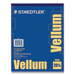 Staedtler® Vellum Tracing Paper, 8.5 x 11, White, 50/Pad