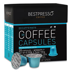 Bestpresso® Nespresso Decaffeinato Italian Espresso Pods, Intensity: 7, 20/Box