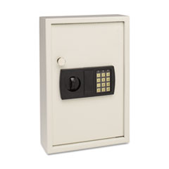 SteelMaster® Electronic Key Safe, 48-Key, Steel, Sand, 11 3/4 x 4 x 17 3/8