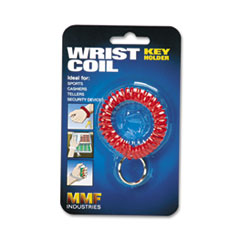 SteelMaster® Wrist Coil with Key Ring, Red