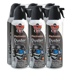 Dust-Off® Disposable Compressed Gas Duster, 7 oz Can, 6/Pack