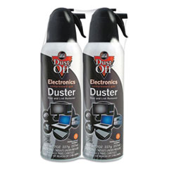 Dust-Off® Disposable Compressed Gas Duster, 7 oz Can, 2/Pack