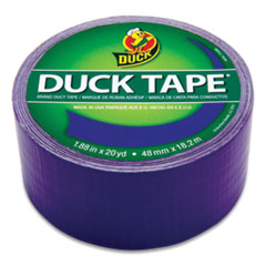 Duck® Colored Duct Tape, 3" Core, 1.88" x 20 yds, Purple