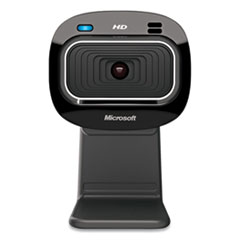 Microsoft® LifeCam HD-3000 Universal Webcam, 1280 pixels x 720 pixels, 1 Mpixel, Black