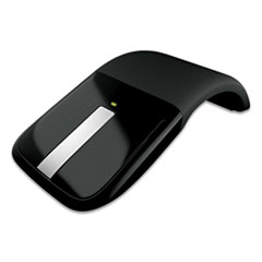 Microsoft® Arc Touch Wireless Optical Mouse, 2.4 GHz Frequency/30 ft Wireless Range, Left/Right Hand Use, Black