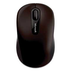Microsoft® Mobile 3600 Wireless Optical Mouse, Bluetooth, 33 ft Wireless Range, Left/Right Hand Use, Black