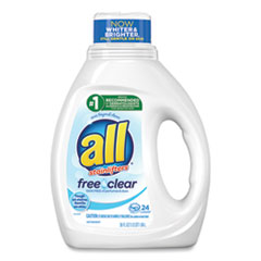 All® Ultra Free Clear Liquid Detergent, Unscented, 36 oz Bottle
