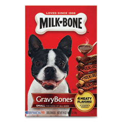 Small Sized GravyBones Dog Biscuits, Bacon; Beef; Chicken; Liver, 19 oz SMU94203