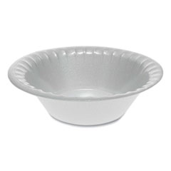Laminated Foam Dinnerware, Bowl, 12 oz, 6" dia, White, 1,000/Carton