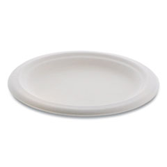 Pactiv Evergreen EarthChoice Compostable Fiber-Blend Bagasse Dinnerware, Plate, 6" dia, Natural, 1,000/Carton