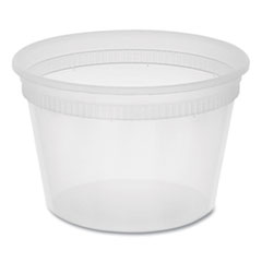 Pactiv Evergreen DELItainer Microwavable Container Bulk, 16 oz, 4.55 x 4.55 x 3.05, Natural, 480/Carton