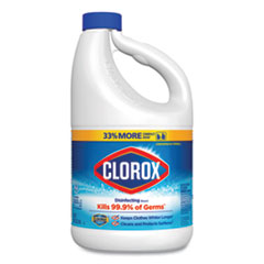 Clorox® Regular Bleach with CloroMax Technology, 81 oz Bottle, 6/Carton