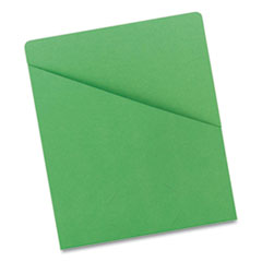 Smead® File Jackets, Letter Size, Green, 25/Pack
