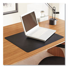 ES Robbins® Natural Origins Desk Pad, Matte Finish, 36 x 20, Black