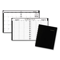AT-A-GLANCE® Move-A-Page Weekly/Monthly Appointment Book, 11 x 8.75, Black Cover, 12-Month (Jan to Dec): 2023