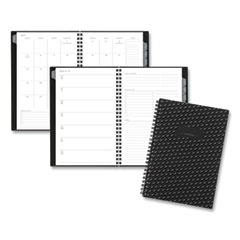 AT-A-GLANCE® Elevation Academic Weekly/Monthly Planner, 8.5 x 5.5, Black Cover, 12-Month (July to June): 2023 to 2024